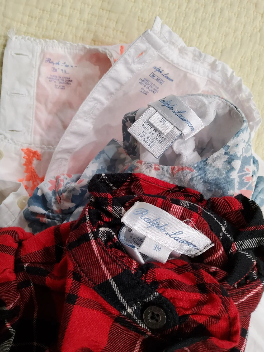 Ralph Lauren Baby Bundle Of 4 Size 3M